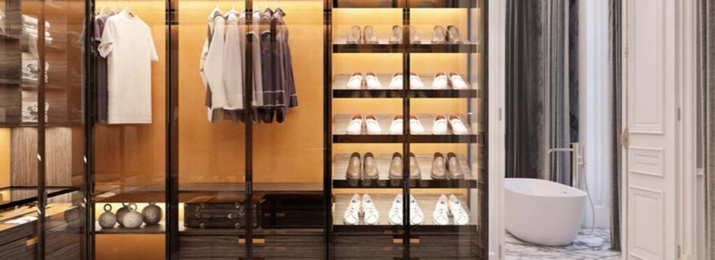 glass hinged door - NOVA INTERIOR