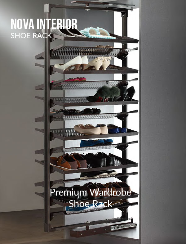 Black Polished Premium Shoe Rack - Other Household Items - 1738891508