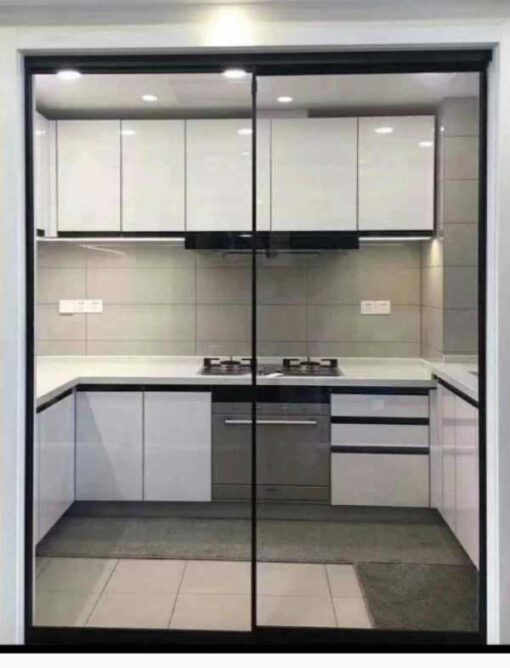 Ultra-clear-glass-sliding-door