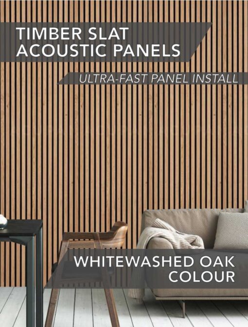 Timber slat acoustic panel