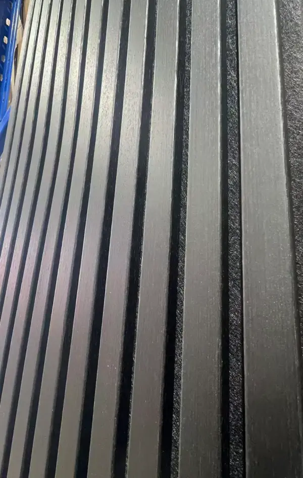 Premium Timber slat acoustic panel 2750x600MM - BLACK OAK COLOUR