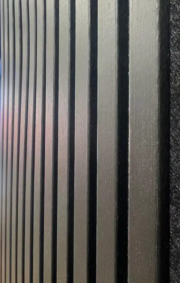 Premium Timber slat acoustic panel 2750x600MM - BLACK OAK COLOUR