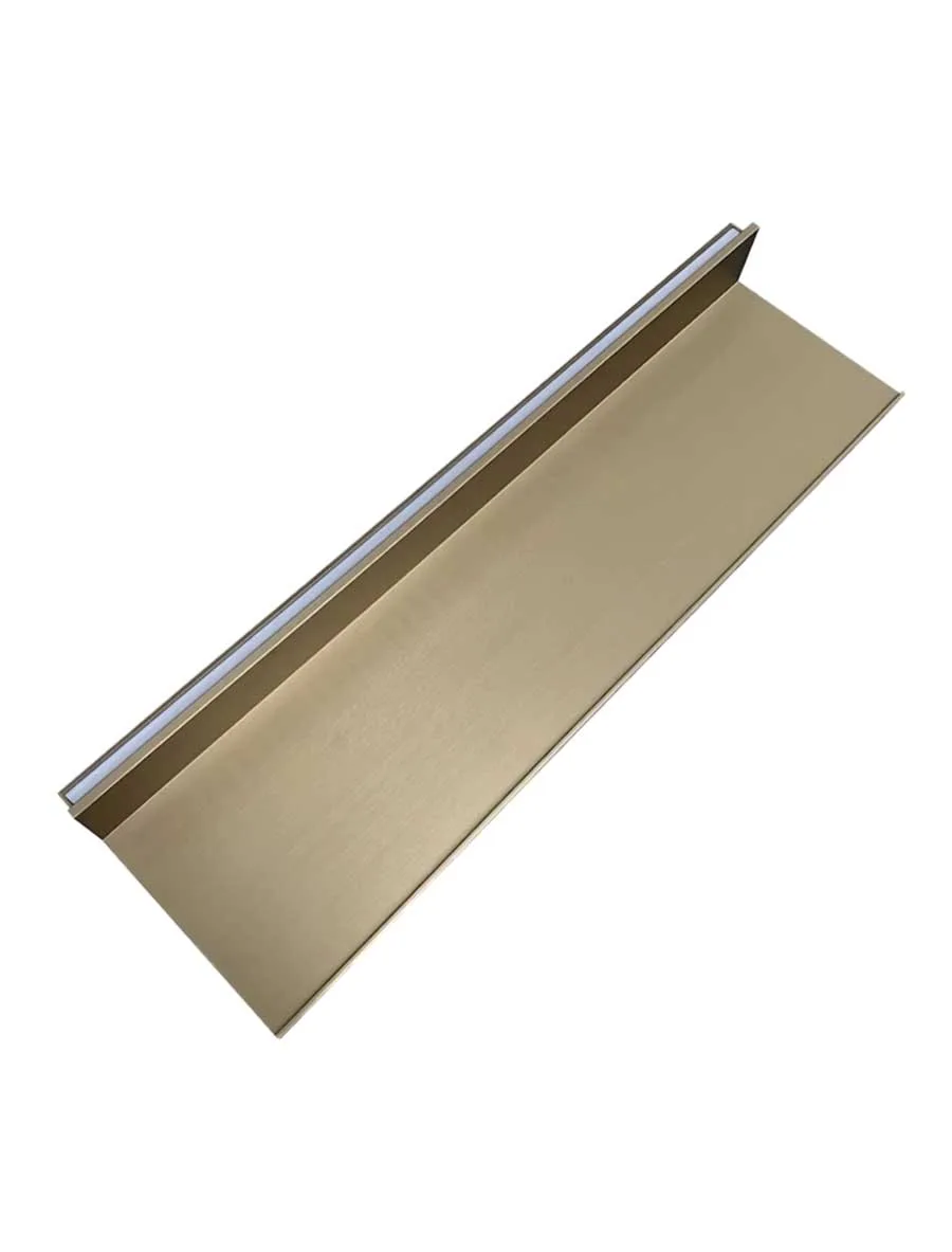 LED-floating-shelf-4050x230-golden-brass-colour-1