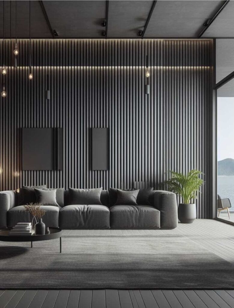 Timber Slat Acoustic Panel - Whitewashed Oak - NOVA INTERIOR