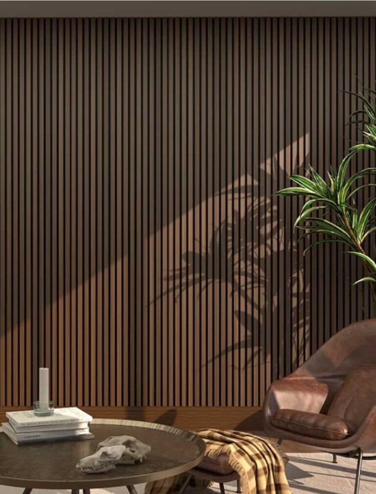 Timber Slat Acoustic Panel - Whitewashed Oak - NOVA INTERIOR