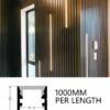 LED Strip light with 10x10 surface mount channel 1000MM