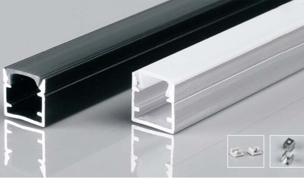 10x10 Aluminum surface mounting LED channel