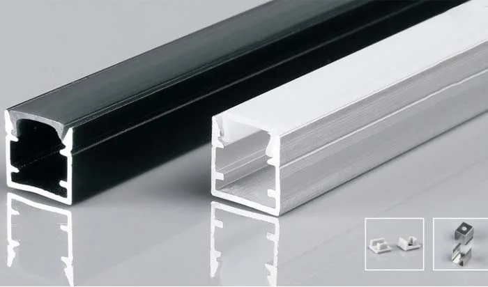 10x10 Aluminum surface mounting LED channel