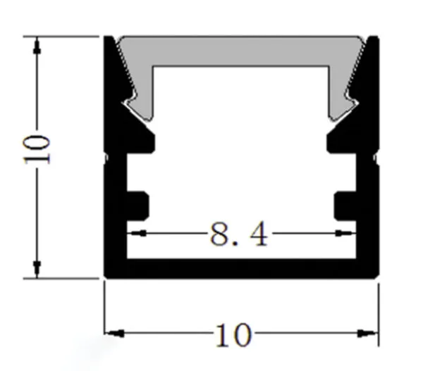 LED Strip light with 10x10 surface mount channel 500MM per length 2