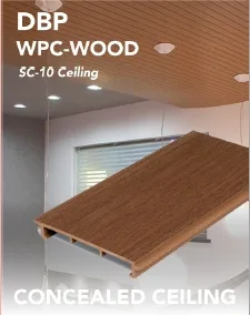 Decorative 100 flat ceiling panel