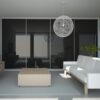 Four-indo-grey-toughened-glass-sliding-door-set