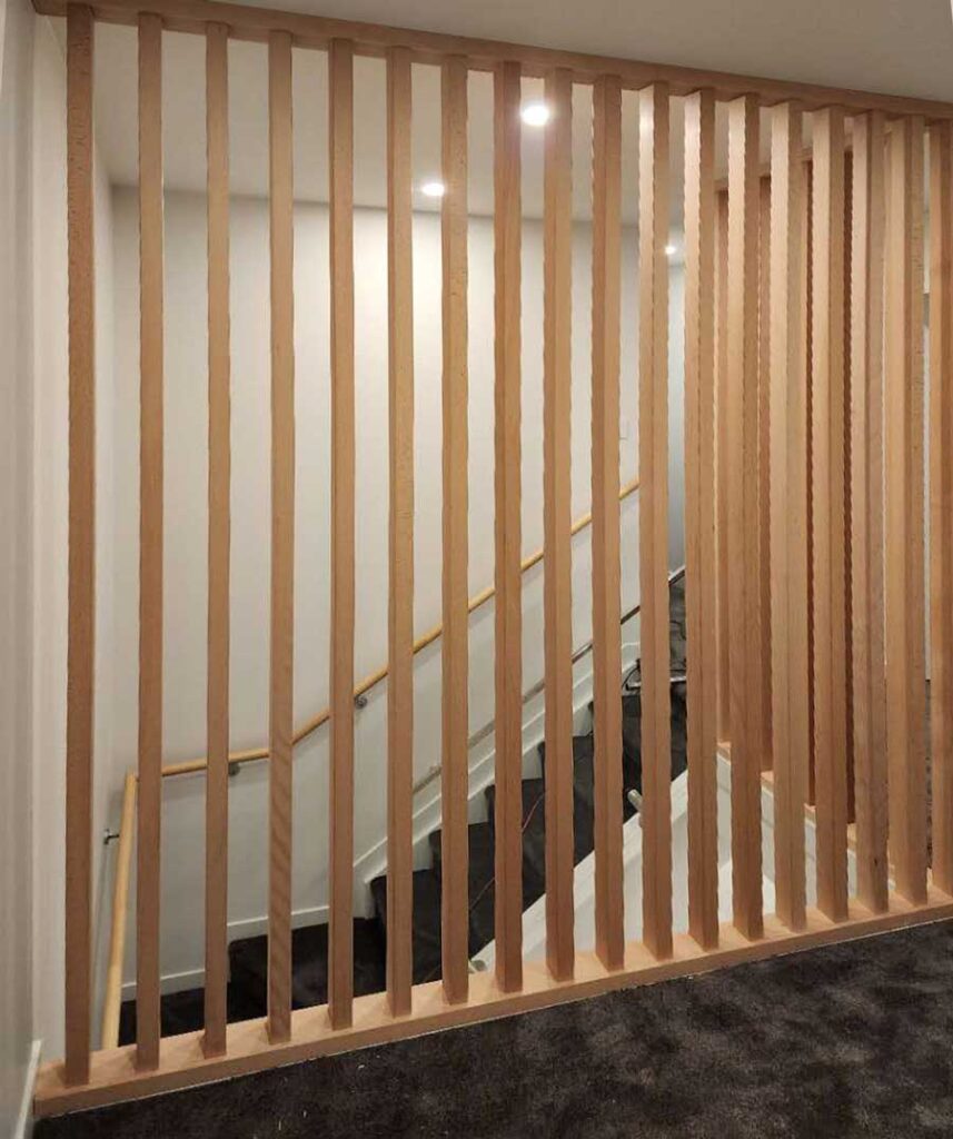 Screening Slat Patterns Solid european beech timber screening slats & battens