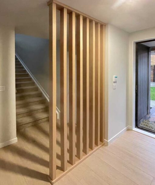 Solid european beech timber screening slats & battens