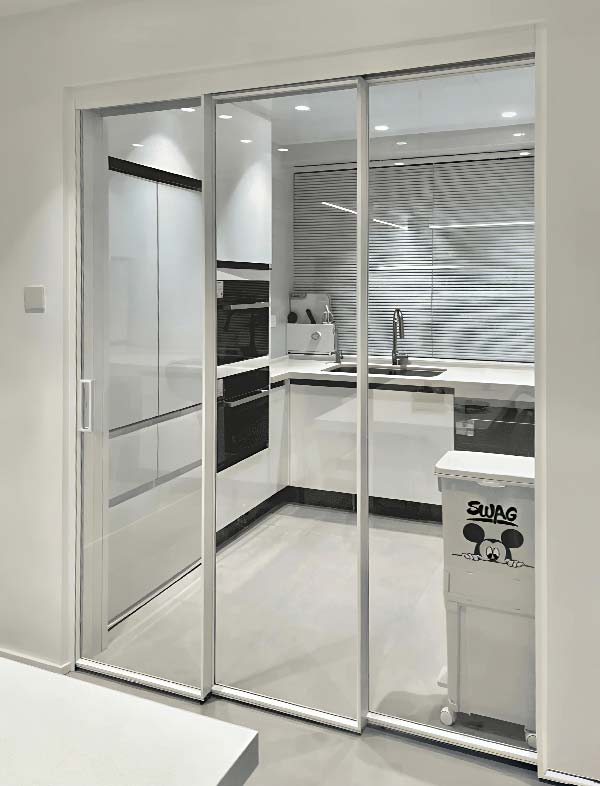 Top hung stacking door system